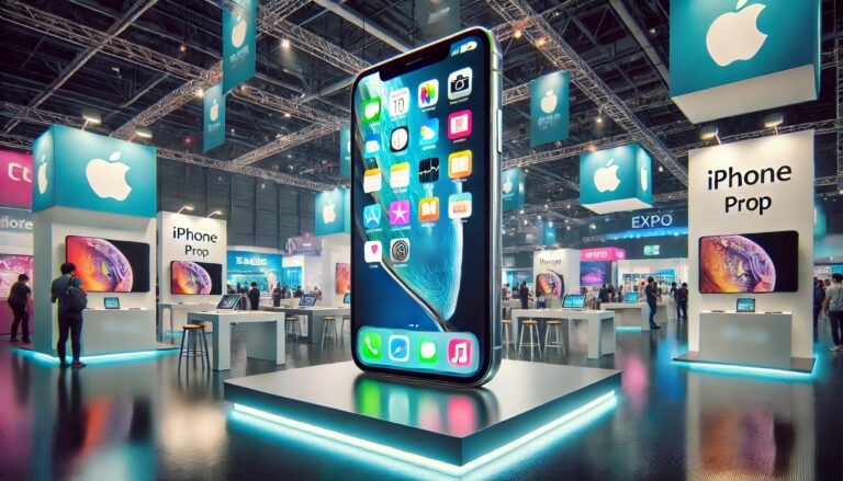 Oversized smartphone prop concept