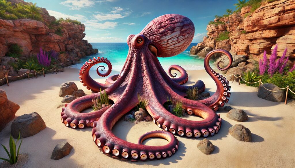 Giant Octopus Prop - WhiteClouds