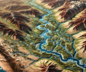 Colorado River Watershed Map
