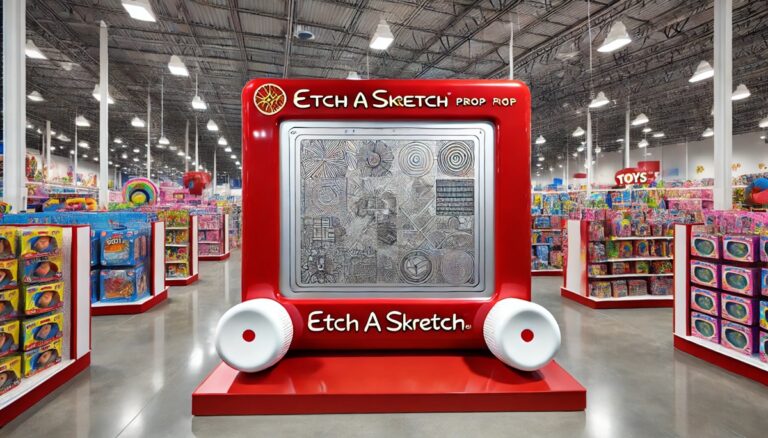 Giant Etch a Sketch Prop