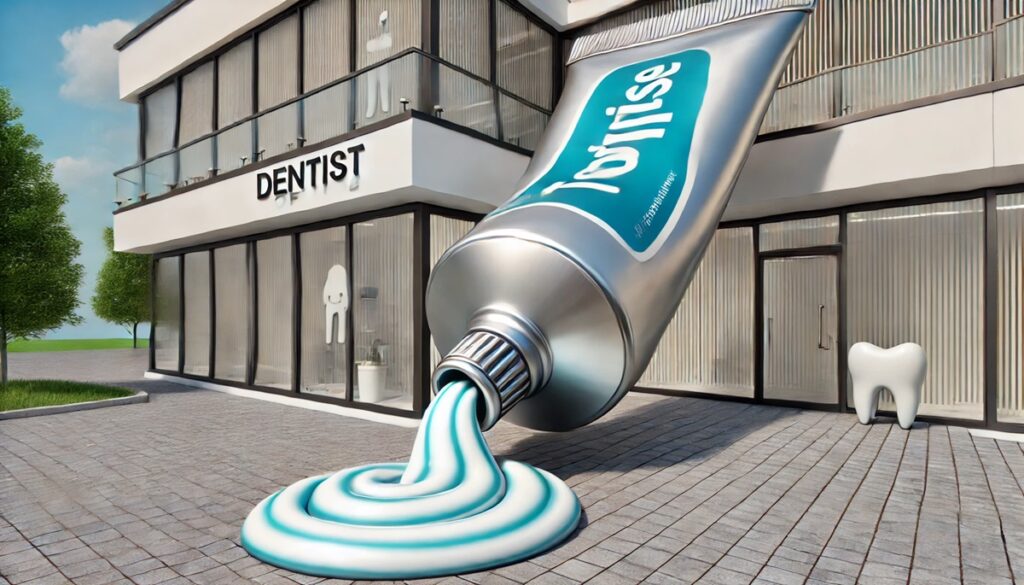 Giant Toothpaste Tube Prop - WhiteClouds