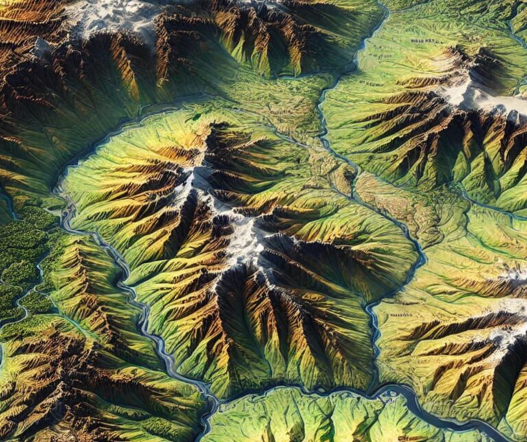 Peru Topo Map