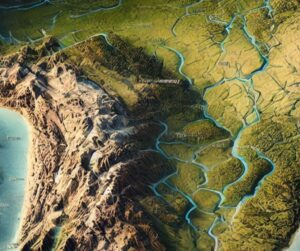 South America Topo Map
