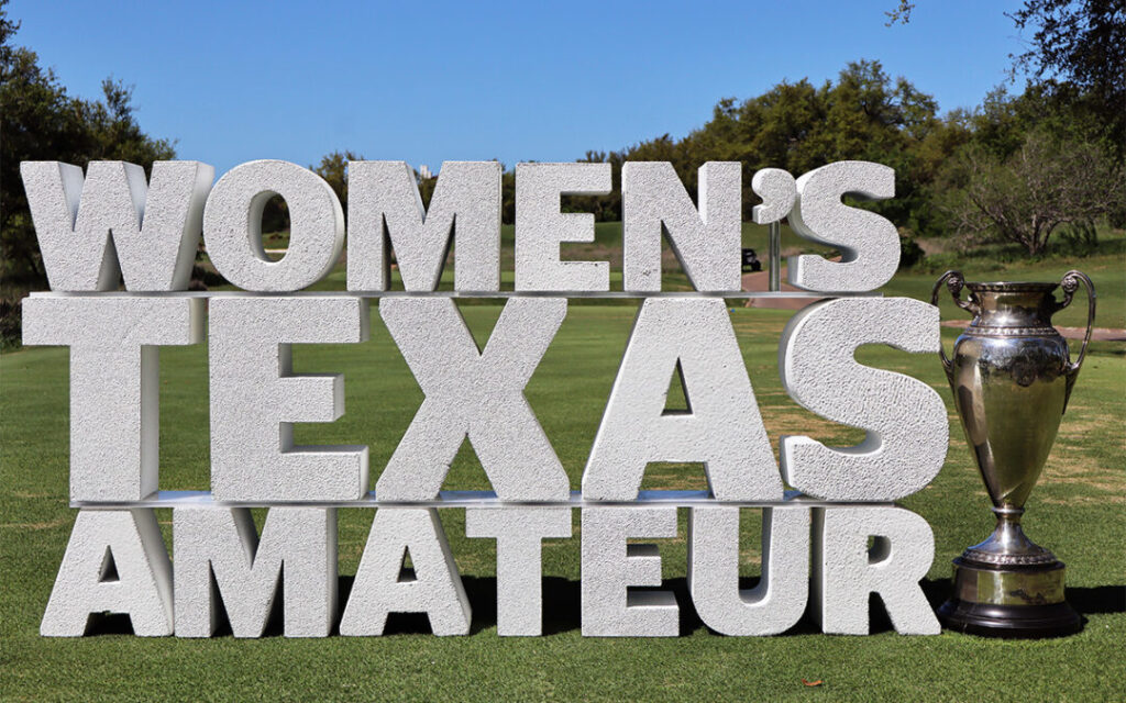 Women's Texas Amateur Golf 3D large foam letters