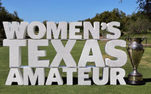 Women's Texas Amateur Golf 3D large foam letters