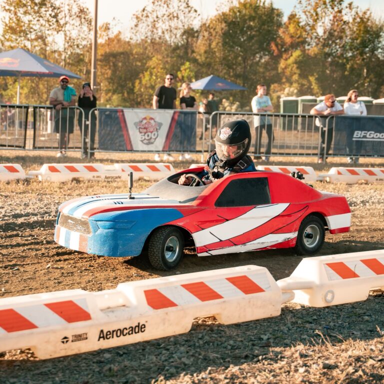 Go-kart Mustang prop fabricated for a Red Bull corporate go-kart event.