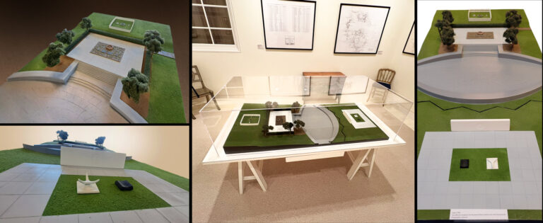 Recently completed diorama, which debuted in October, is a detailed model of the JFK gravesite in Arlington.