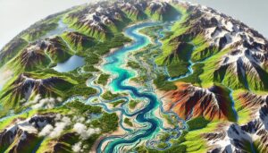 Amur River Watershed Map