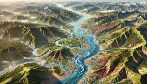 Brahmaputra River Watershed Map