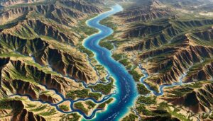 Cauvery River Watershed Map