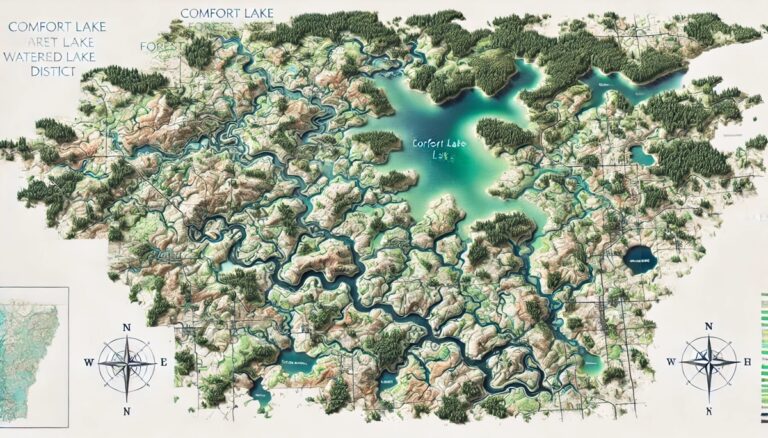 Comfort Lake Forest Lake Watershed District Map-Main