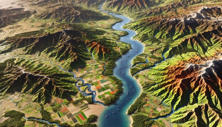 Ebro River Watershed Map