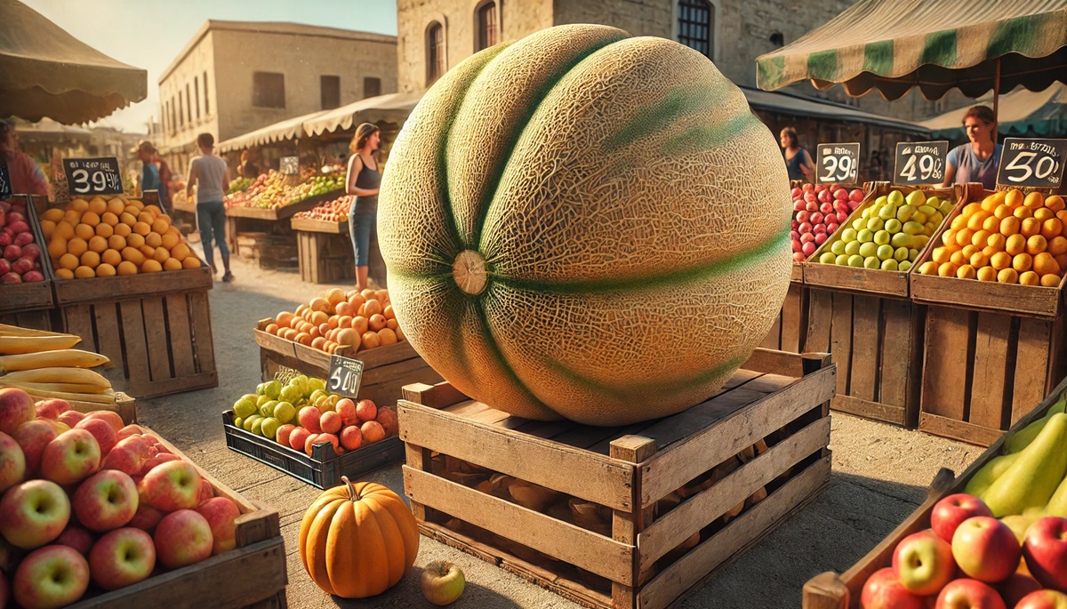 Giant Cantaloupe Prop