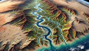 Lake Eyre Basin Watershed Map