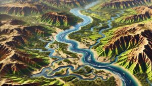 Niger River Watershed Map