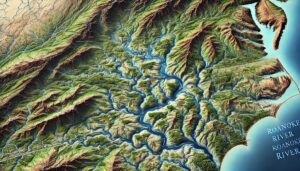 Roanoke River Watershed Map