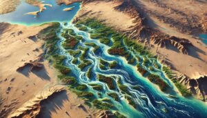 Shatt al-Arab Watershed Map