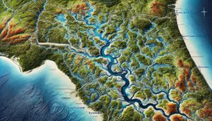 Suwannee River Watershed Map