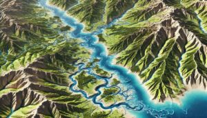 Syr Darya Watershed Map