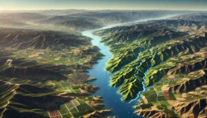 Tagus River Watershed Map