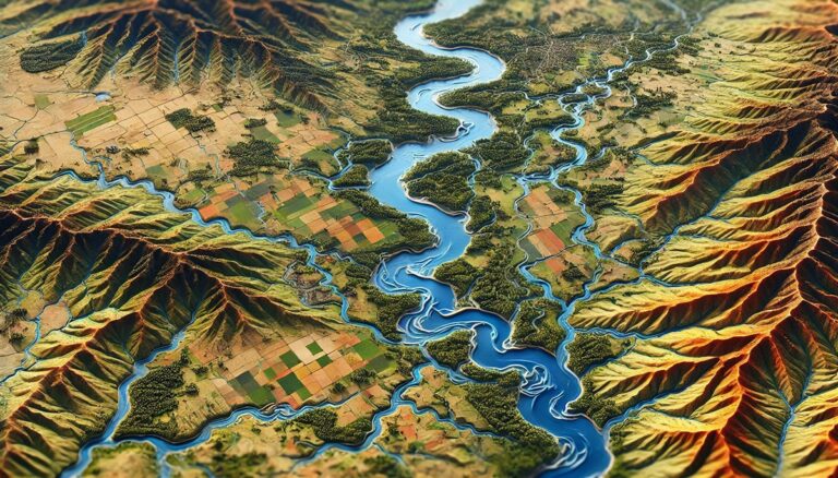 Tana River (Kenya) Watershed Map