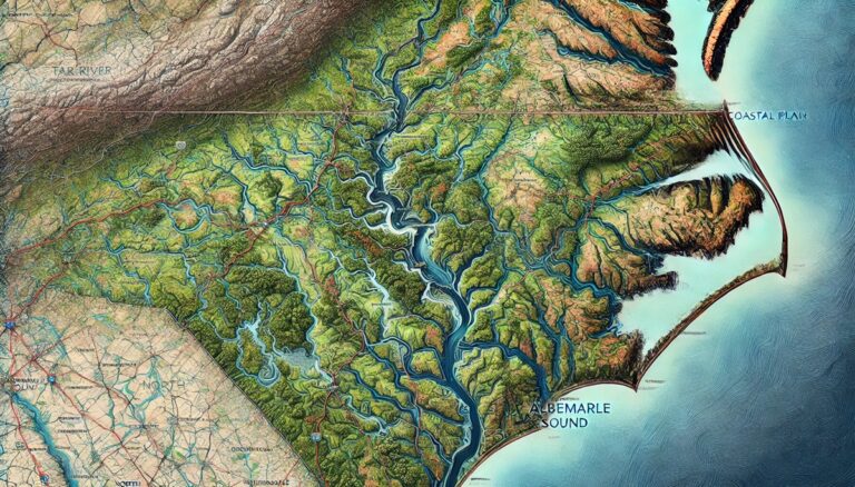 Tar River Watershed Map