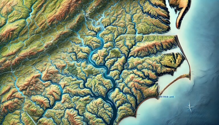 Yadkin-Pee Dee River Watershed Map