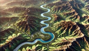 Zeravshan River Watershed Map