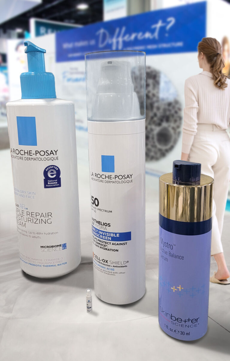 La Roche-Posay giant product replica models for trade shows