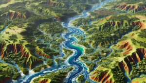 Central African Republic Watershed Maps