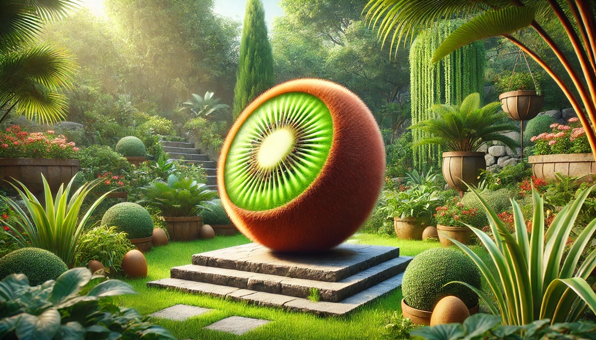Giant kiwi fruit prop concept