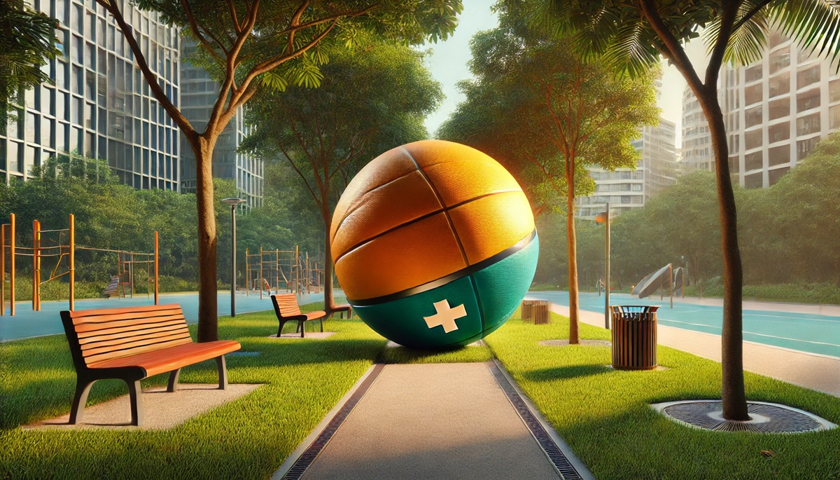 Giant Medicine Ball Prop