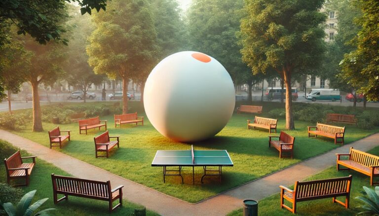 Giant Table Tennis Ball Prop