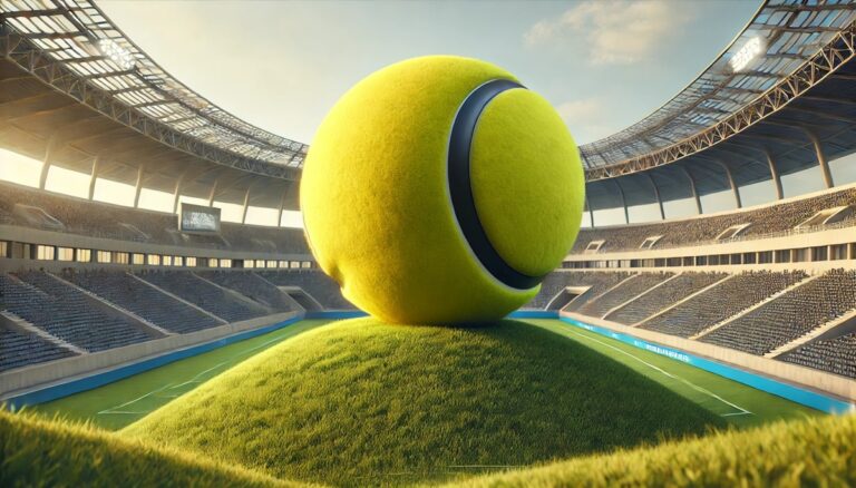 Giant tennis ball event display concept