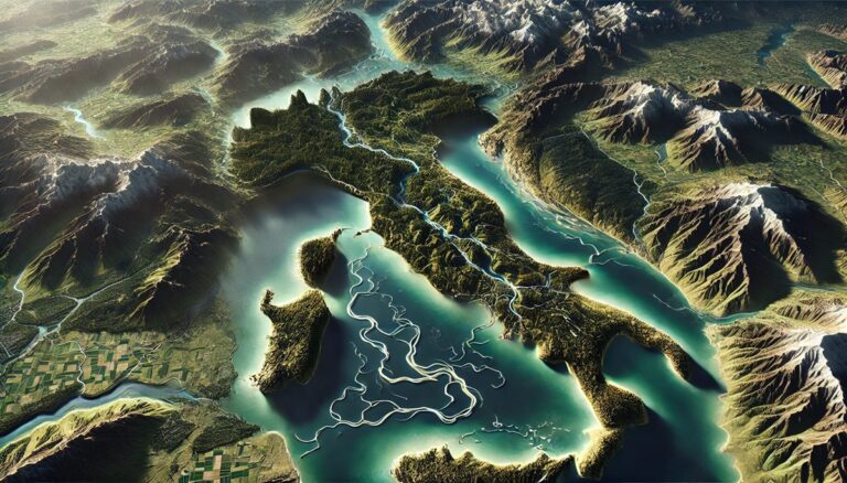 Italy Watershed Maps
