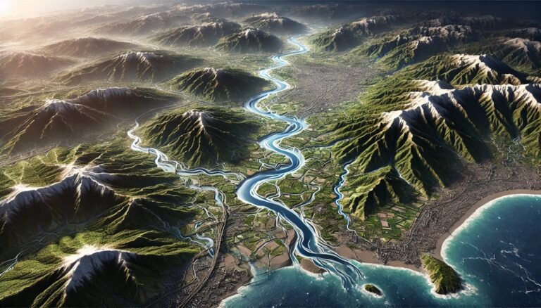 Japan Watershed Maps