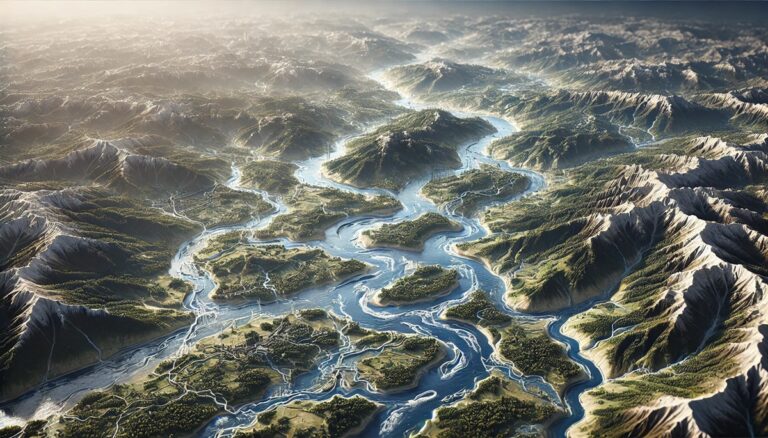 Latvia Watershed Maps