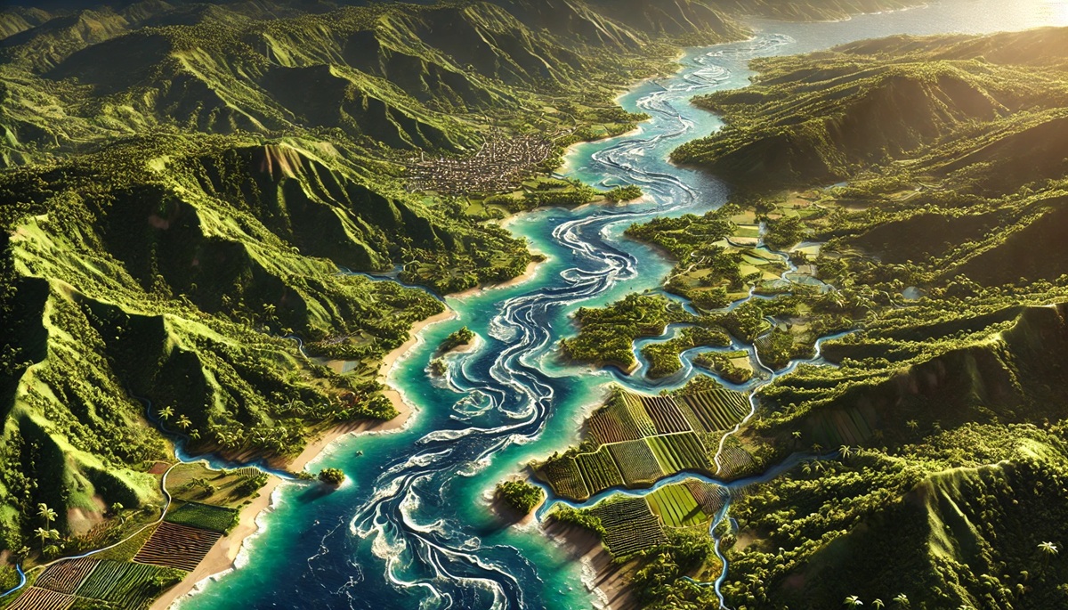 St. Vincent Rivers Saint Vincent and the Grenadines Watershed Maps - WhiteClouds