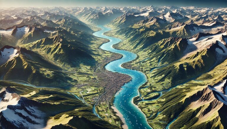 Switzerland Watershed Maps