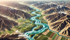 Uzbekistan Watershed Maps