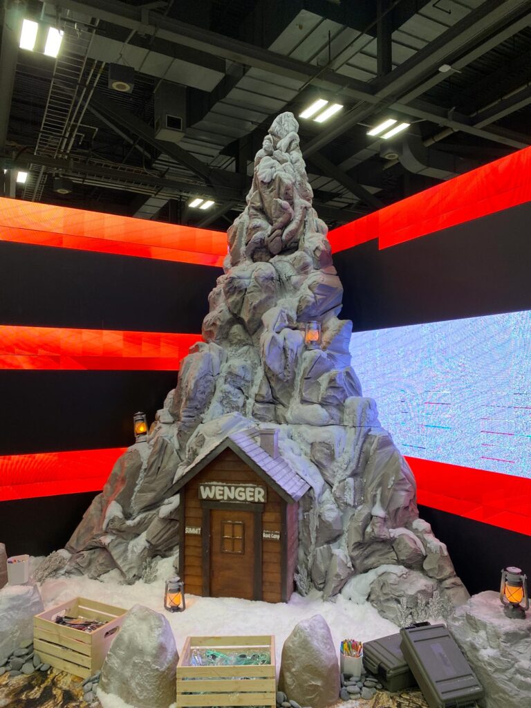 Wenger Corp Snow Mountain Trade Show Prop