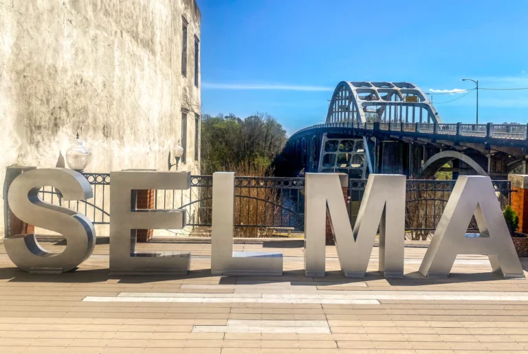 City of Selma, Alabama Giant Outdoor Smooth Metal Letters