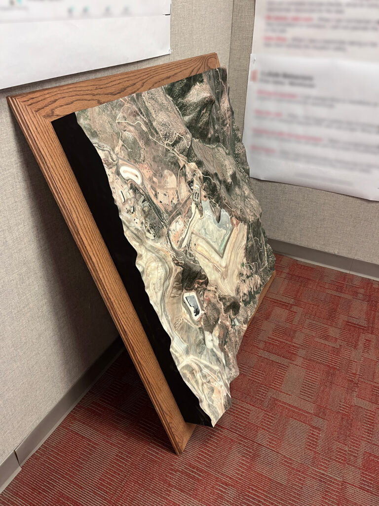 Capstone Mining Pinto Valley- 3D topgographic map
