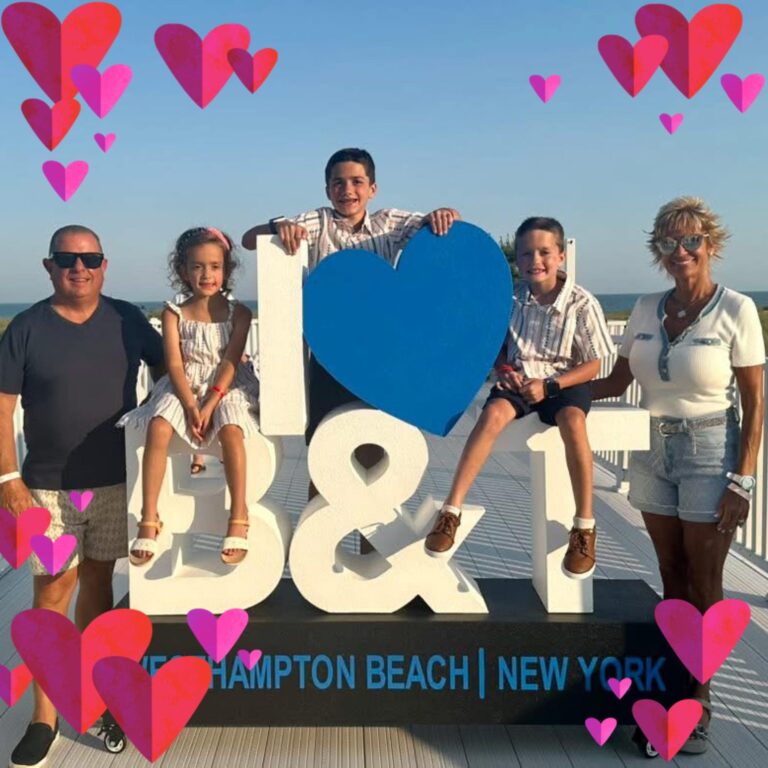 Ocean Resort at Bath & Tennis large foam letter display fabricated for Westhampton Beach, New York.