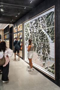 How This 11x9 Foot Illuminated 3D Hiking Trail Map Transformed Arc'teryx’s Store Experience