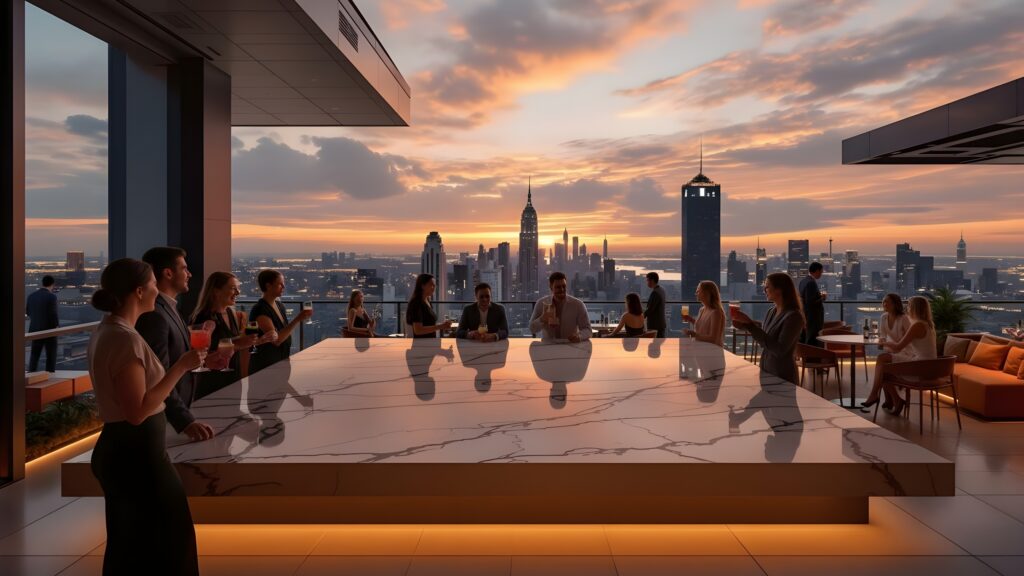 Giant Bar Table-Rooftop