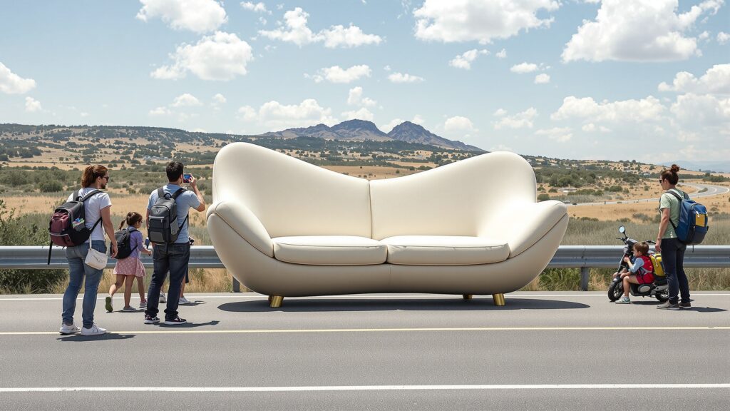 Giant Loveseat-Roadside
