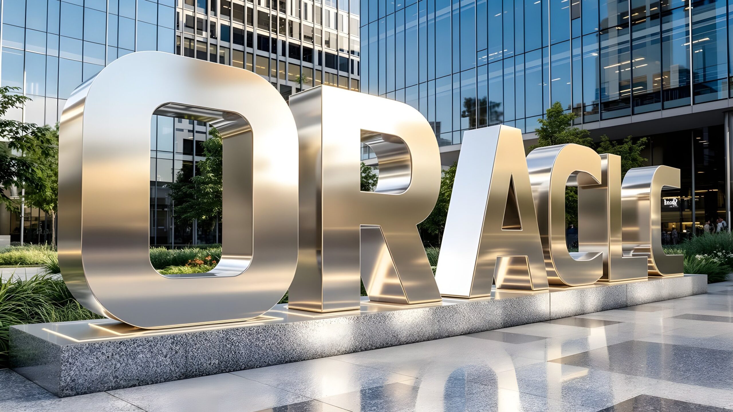 Large Aluminum Letters - Oracle