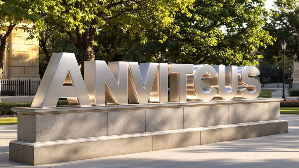 Large Aluminum Lettes - Anvitcus