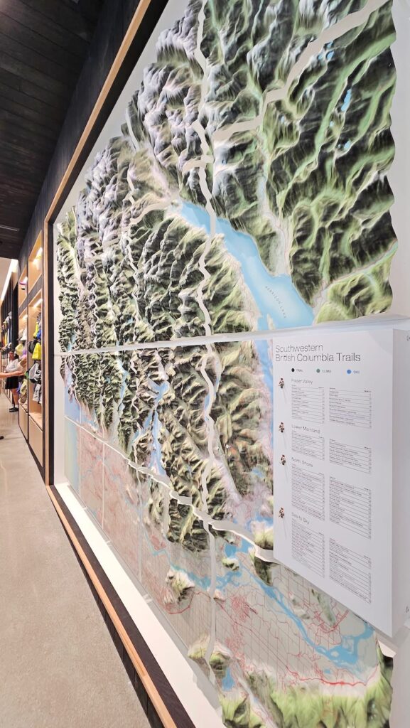 Arc'teryx’s Vancouver Flagship Topo Wall